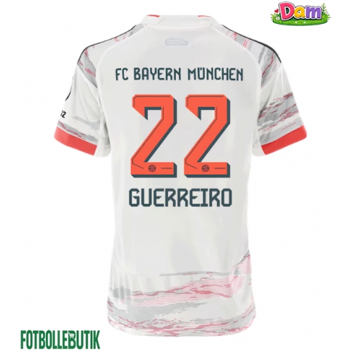Bayern Munich Raphael Guerreiro #22 Bortatröja Kvinnor 2025-26 Kortärmad